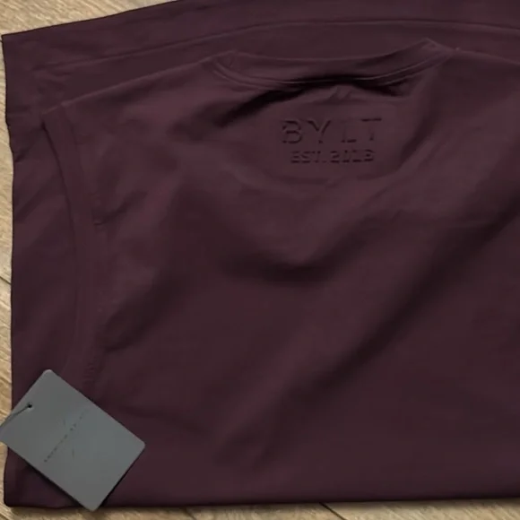 NWT BYLT Basics The Zone Tank in Burgundy - Picture 4 of 5